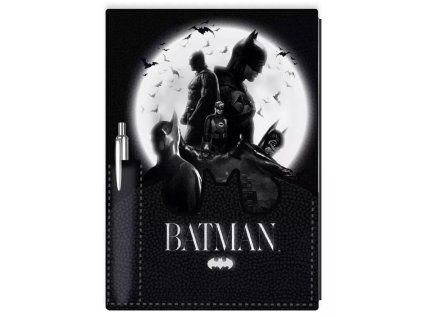 BLOK|ZÁPISNÍK A5 SET 2|PREMIUM  DC COMICS|BATMAN|S PROPISKOU