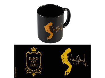 HRNEK KERAMICKÝ|MICHAEL JACKSON  350 ml|KING OF POP
