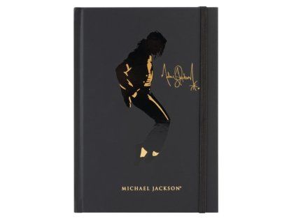 BLOK|ZÁPISNÍK A5|PREMIUM  MICHAEL JACKSON|14,8 x 21 cm