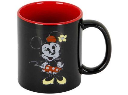 HRNEK KERAMICKÝ|DISNEY|MICKEY MOUSE  300 ml|MINNIE MOUSE|ČERNÝ