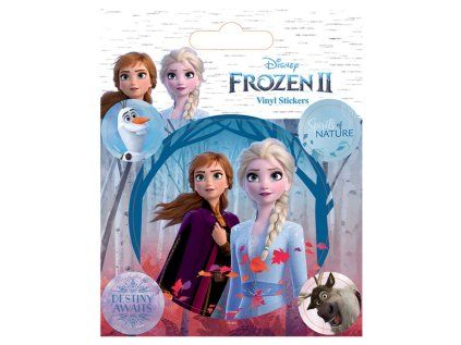 SAMOLEPKY|SET 5 KUSŮ|DISNEY  FROZEN II|BELIEVE|10 x 12,5 cm