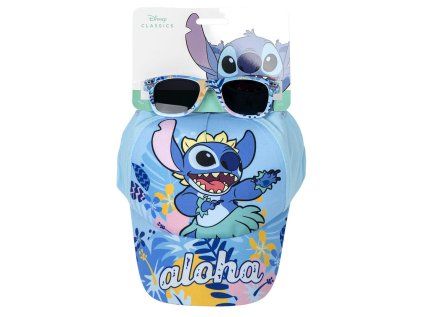 ČEPICE KŠILTOVKA DĚTSKÁ S BRÝLEMI  DISNEY|LILO & STITCH|ALOHA