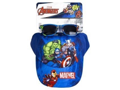 ČEPICE KŠILTOVKA DĚTSKÁ S BRÝLEMI  MARVEL|AVENGERS|HEROES