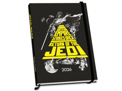 DIÁŘ 2026 A5|STAR WARS  CLASSIC (15 x 21,5 cm)