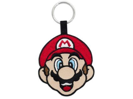 PŘÍVĚSEK NA KLÍČE|TEXTILIE  SUPER MARIO|FACE