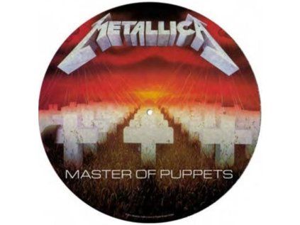 PODLOŽKA NA TALÍŘ GRAMOFONU  METALLICA|MASTER OF PUPPETS