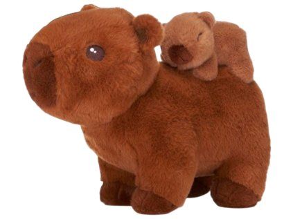 HRAČKA - FIGURKA PLYŠOVÁ  KAWAII|CAPYBARA|BABY|25 cm