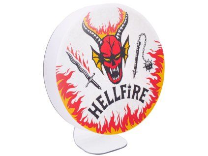LAMPA DEKORATIVNÍ|STRANGER THINGS  CLUB HELLFIRE|VÝŠKA 24 cm
