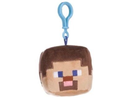 PŘÍVĚSEK NA BATOH 3D|MINECRAFT  STEVE|8 x 8 x 8 cm