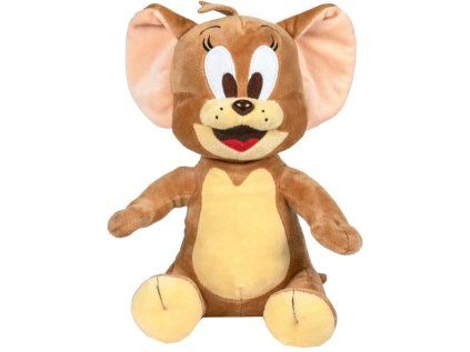 HRAČKA - FIGURKA PLYŠOVÁ  TOM & JERRY|JERRY|VÝŠKA 28 cm
