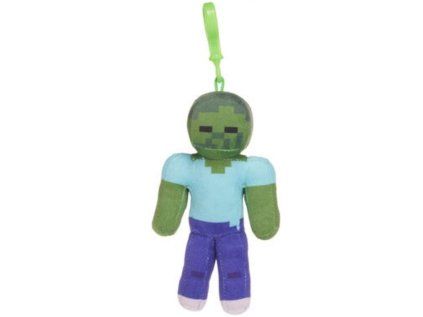 PŘÍVĚSEK NA BATOH 3D|MINECRAFT  ZOMBIE|VÝŠKA 12 cm