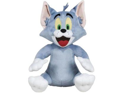 HRAČKA - FIGURKA PLYŠOVÁ  TOM & JERRY|TOM|VÝŠKA 28 cm