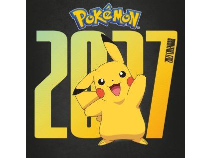 KALENDÁŘ 2027 MINI|DĚTSKÝ  POKÉMON (17,8 x 17,8|35,6 cm) SQ