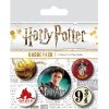 PLACKY|ODZNAKY|SET 5 KUSŮ  HARRY POTTER|GRYFFINDOR