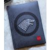 BLOK|ZÁPISNÍK A5|GAME OF THRONES  STARK LOGO|RETRO PATINA