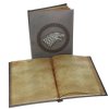 BLOK|ZÁPISNÍK A5|GAME OF THRONES  STARK LOGO|RETRO PATINA