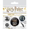 PLACKY|ODZNAKY|SET 5 KUSŮ  HARRY POTTER|SYMBOLS