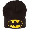 ČEPICE ZIMNÍ|DC COMICS|BATMAN  LOGO|PŘELOŽENÁ|UNIVERSÁLNÍ