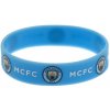 NÁRAMEK SILIKONOVÝ|MANCHESTR CITY  ZNAK|MODRÝ|PRŮMĚR 7 cm