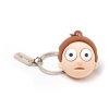 PŘÍVĚSEK NA KLÍČE|RICK & MORTY  MORTY FACE 3D|PRYŽOVÝ