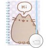 BLOK|ZÁPISNÍK A5|KROUŽKOVÁ VAZBA  WIRO|PUSHEEN SAYS HI