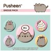 PLACKY|ODZNAKY|SET 5 KUSŮ  PUSHEEN|PUSHEEN SAYS HI