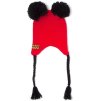 ČEPICE ÚPLETOVÁ ZIMNÍ|DISNEY  MICKEY MOUSE S COPÁNKY