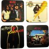 TÁCKY POD SKLENICE|BALENÍ 4 KUSŮ  AC/DC|ALBUM COVERS|10 x 10 cm