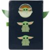 BLOK|ZÁPISNÍK A5|PREMIUM  THE MANDALORIAN|I'M ALL EARS CRIB