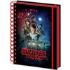 BLOK|ZÁPISNÍK A5|KROUŽKOVÁ VAZBA  WIRO|STRANGER THINGS|ONE SHEET
