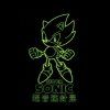 TRIČKO DĚTSKÉ|SONIC|THE HEDGEHOG  GLOW IN THE DARK|ČERNÉ