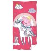 RUČNÍK OSUŠKA|PEPPA PIG  UNICORN RIDING|70 x 140 cm