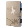 BLOK|ZÁPISNÍK A5|STAR WARS  LUKE SKYWALKER|SE SVÍTÍCÍ PROPISKOU