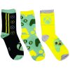 PONOŽKY DĚTSKÉ|SET 3 PÁRŮ  XBOX|BUTTONS AND ICONS (EU 35-38)
