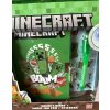 BLOK|ZÁPISNÍK SET3|MINECRAFT  BLOK-SVÍTÍCÍ PROPISKA-SAMOLEPKY