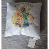 POLŠTÁŘ|HARRY POTTER  HOGWARTS CREST AND ICONS|40 x 40 cm