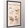 PLAKÁT 61 x 91,5 cm|PUSHEEN  PURRFECT PAIRINGS