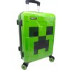 KUFR CESTOVNÍ NA KOLEČKÁCH  MINECRAFT|CREEPER|40 x 55 x 20 cm