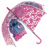 DEŠTNÍK AUTOMATICKÝ|DĚTSKÝ|DISNEY  LILO & STITCH|PINK|PRŮMĚR 75 cm