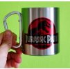 HRNEK KOVOVÝ|JURASSIC PARK  240 ml|S KARABINOU|LOGO