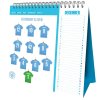 KALENDÁŘ 2026 STOLNÍ|FOTBAL  FC MANCHESTER CITY (16 x 17,5 cm)