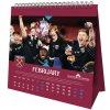 KALENDÁŘ 2026 STOLNÍ|FOTBAL  FC WEST HAM UNITED (16 x 17,5 cm)