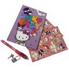 BLOK|ZÁPISNÍK SET3|HELLO KITTY  BLOK-SVÍTÍCÍ PROPISKA-SAMOLEPKY