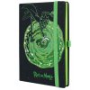 BLOK|ZÁPISNÍK A5|PREMIUM  RICK AND MORTY|PORTALS