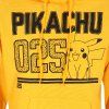 MIKINA PÁNSKÁ S KAPUCÍ|POKÉMON  PIKACHU LINE ART|ŽLUTÁ