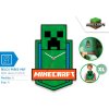 HODINY NÁSTĚNNÉ|MINECRAFT  CREEPER|VÝŠKA 50 cm