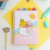 BLOK|ZÁPISNÍK A5|KROUŽKOVÁ VAZBA  PUSHEEN|FRUITS|14,8 x 21 cm