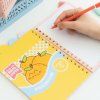 BLOK|ZÁPISNÍK A5|KROUŽKOVÁ VAZBA  PUSHEEN|FRUITS|14,8 x 21 cm