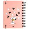BLOK|ZÁPISNÍK A5|KROUŽKOVÁ VAZBA  SNOOPY|MAKE A WISH|14,8 x 21 cm