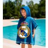RUČNÍK DĚTSKÝ PONČO|REAL MADRID FC  SYMBOL|55 x 55 cm